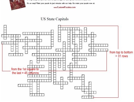 Make a crossword - Step 6