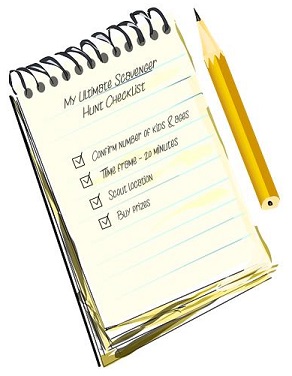 Scavenger Hunt Checklist